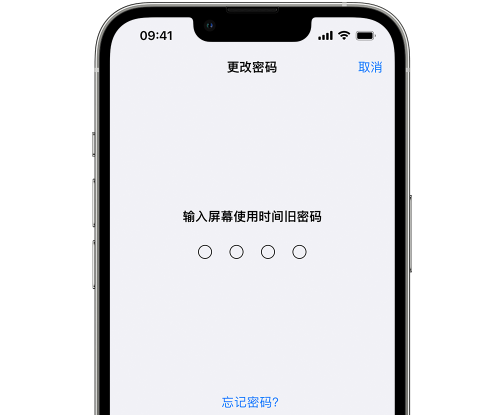 确山iPhone屏幕维修分享iPhone屏幕使用时间密码忘记了怎么办 