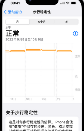 确山iPhone手机维修如何在iPhone开启'步行稳定性通知'