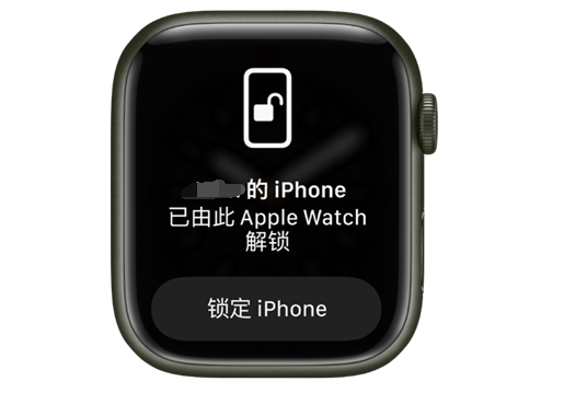 确山苹果手机维修分享用 AppleWatch 解锁配备面容 ID 的 iPhone方法 